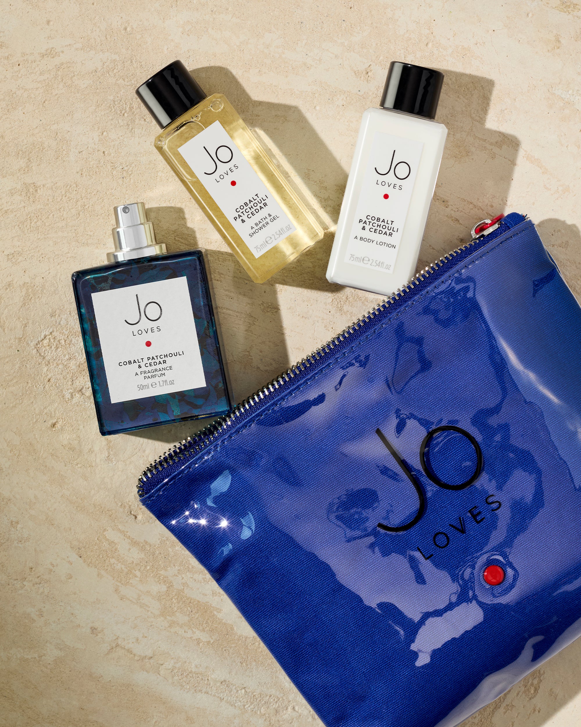 Cobalt Patchouli & Cedar Luxury Travel Collection (1x50ml + 2x75ml)