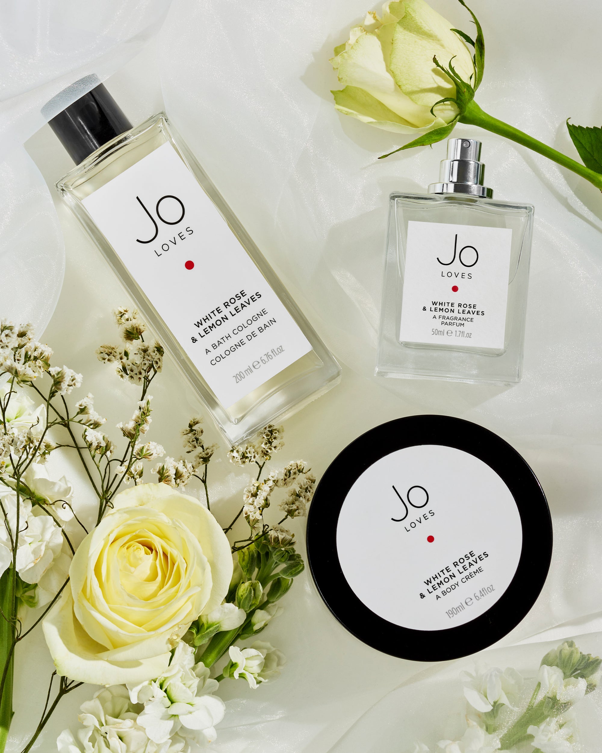 White Rose & Lemon Leaves, A Fragrance (50ml)