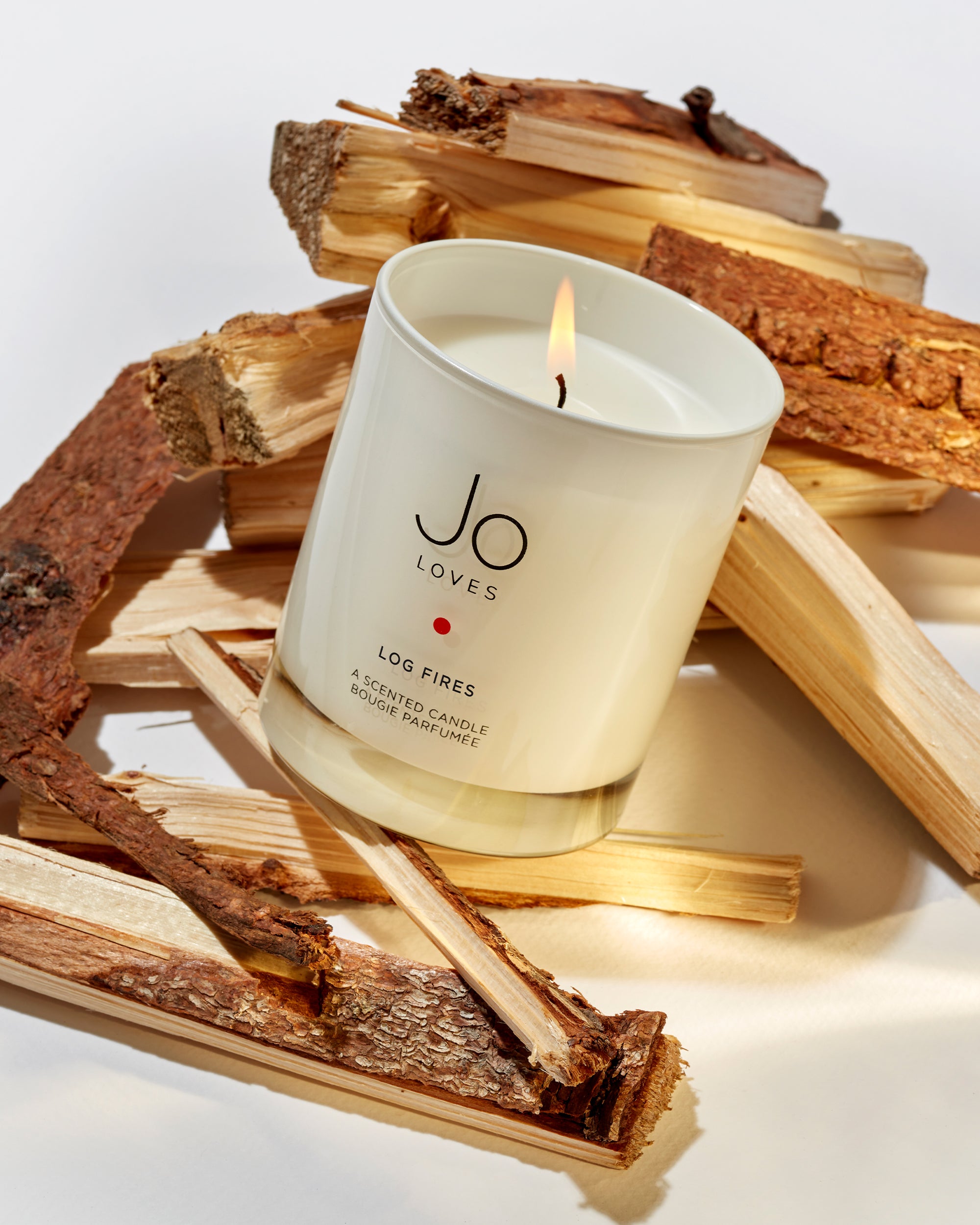 Log Fires Home Candle (185g)