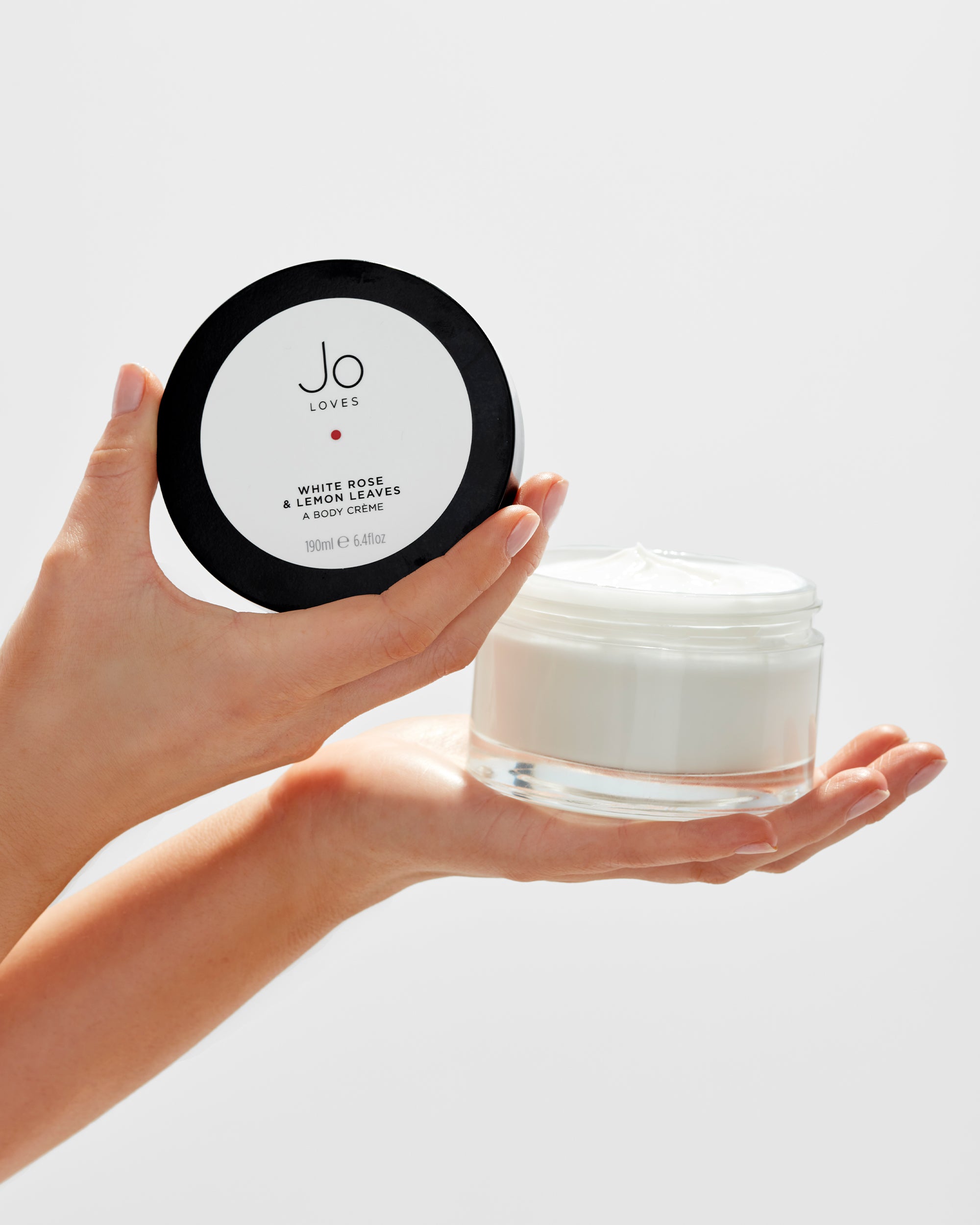 White Rose & Lemon Leaves Body Crème (190ml)