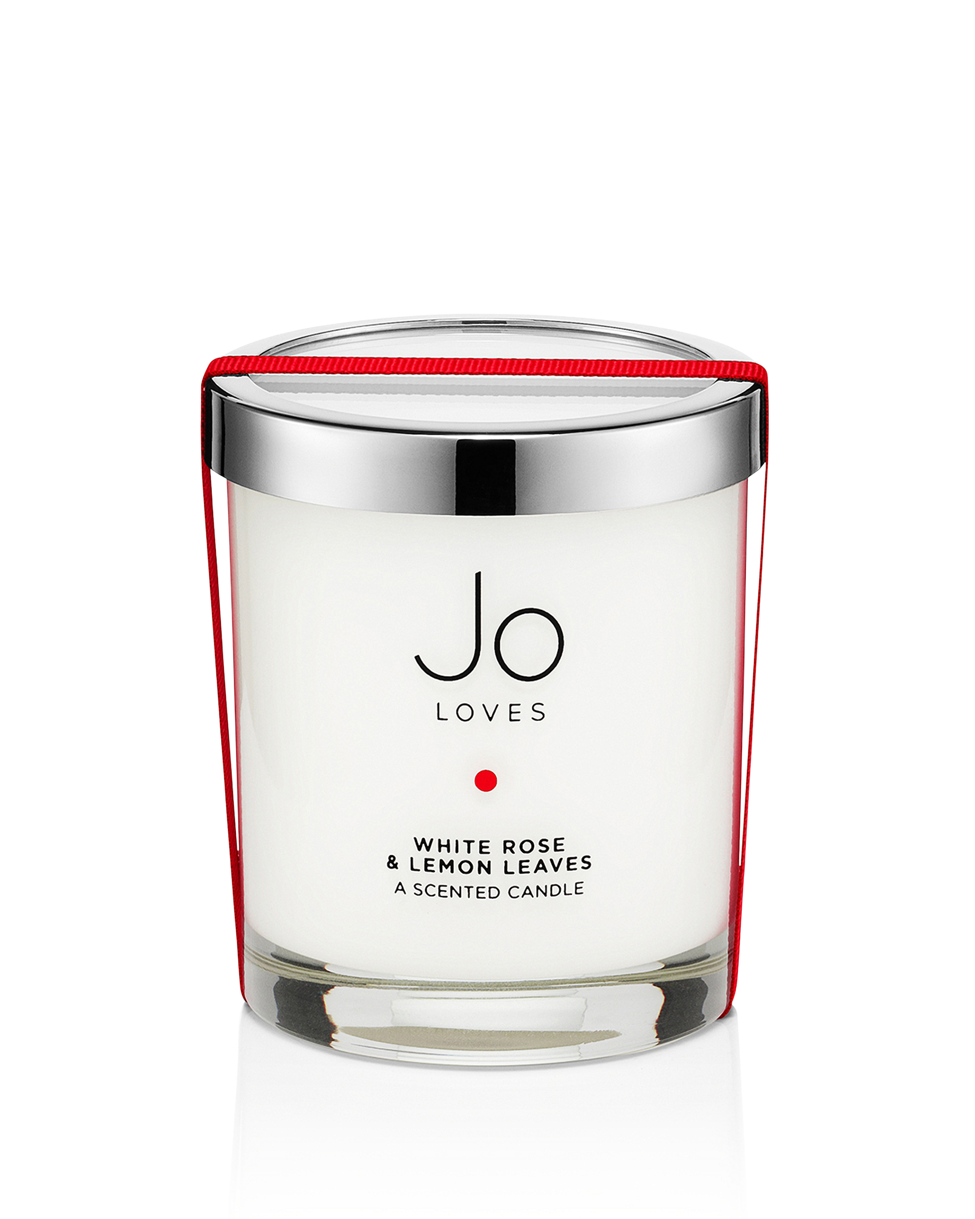 White Rose & Lemon Leaves Home Candle (185g)