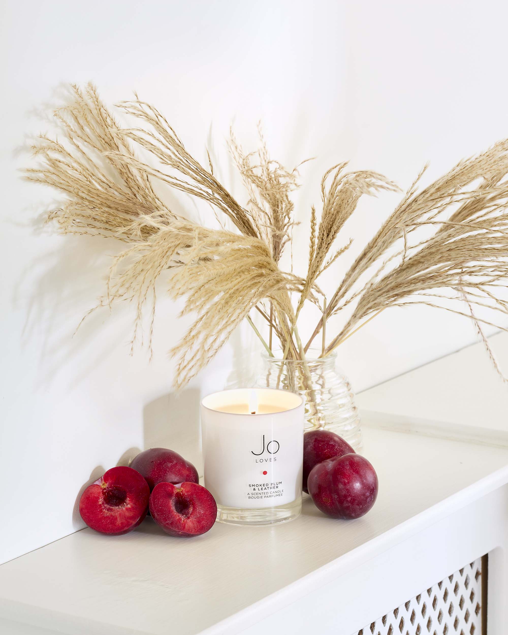Smoked Plum & Leather Home Candle (185g)