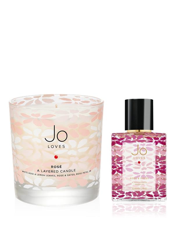 RosΓ© A Layered Candle and Rose & Dates A Fragrance Set