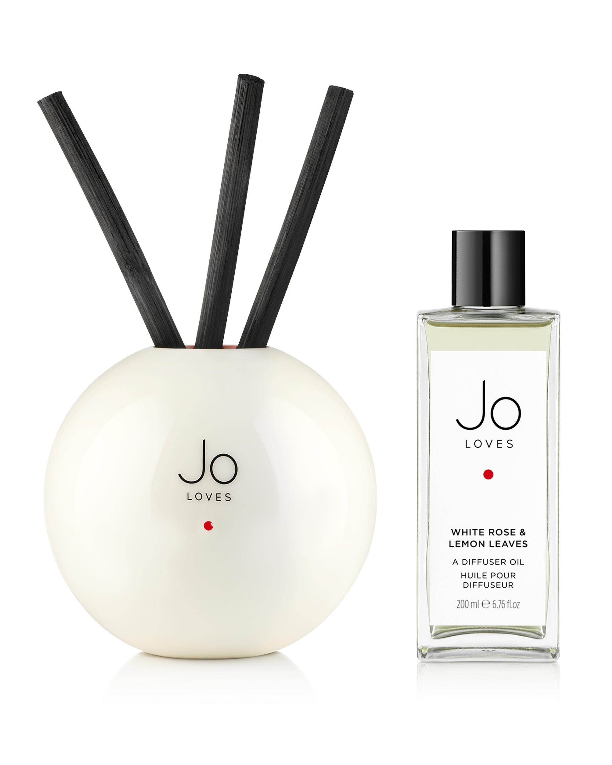 White Rose & Lemon Leaves Diffuser (200ml)