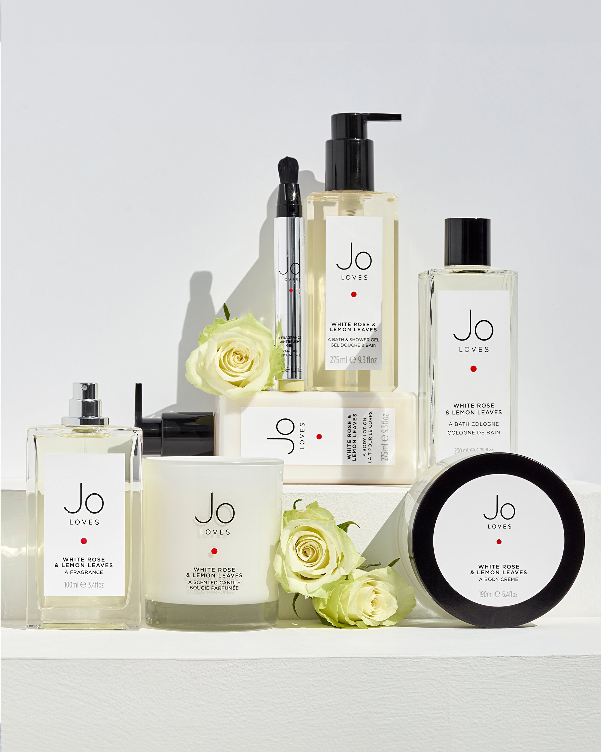 White Rose & Lemon Leaves – Jo Loves