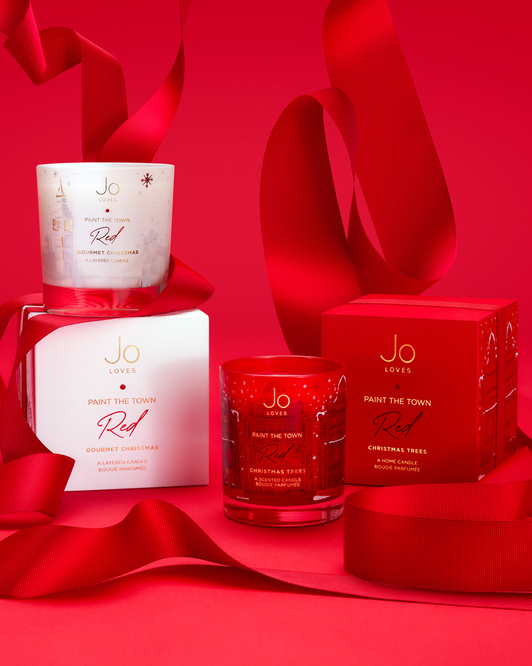 A Christmas Candle Duo