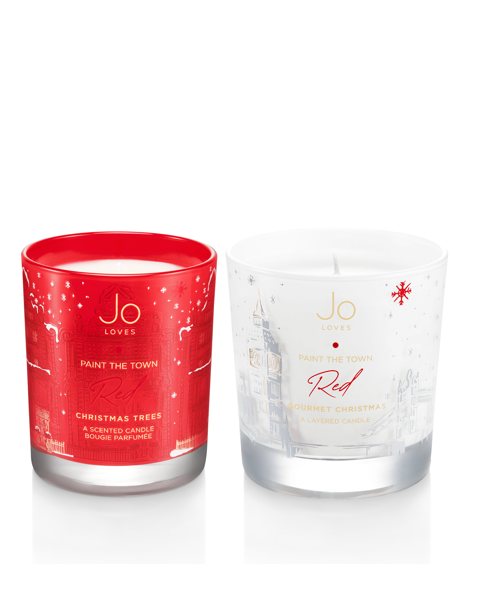 A Christmas Candle Duo