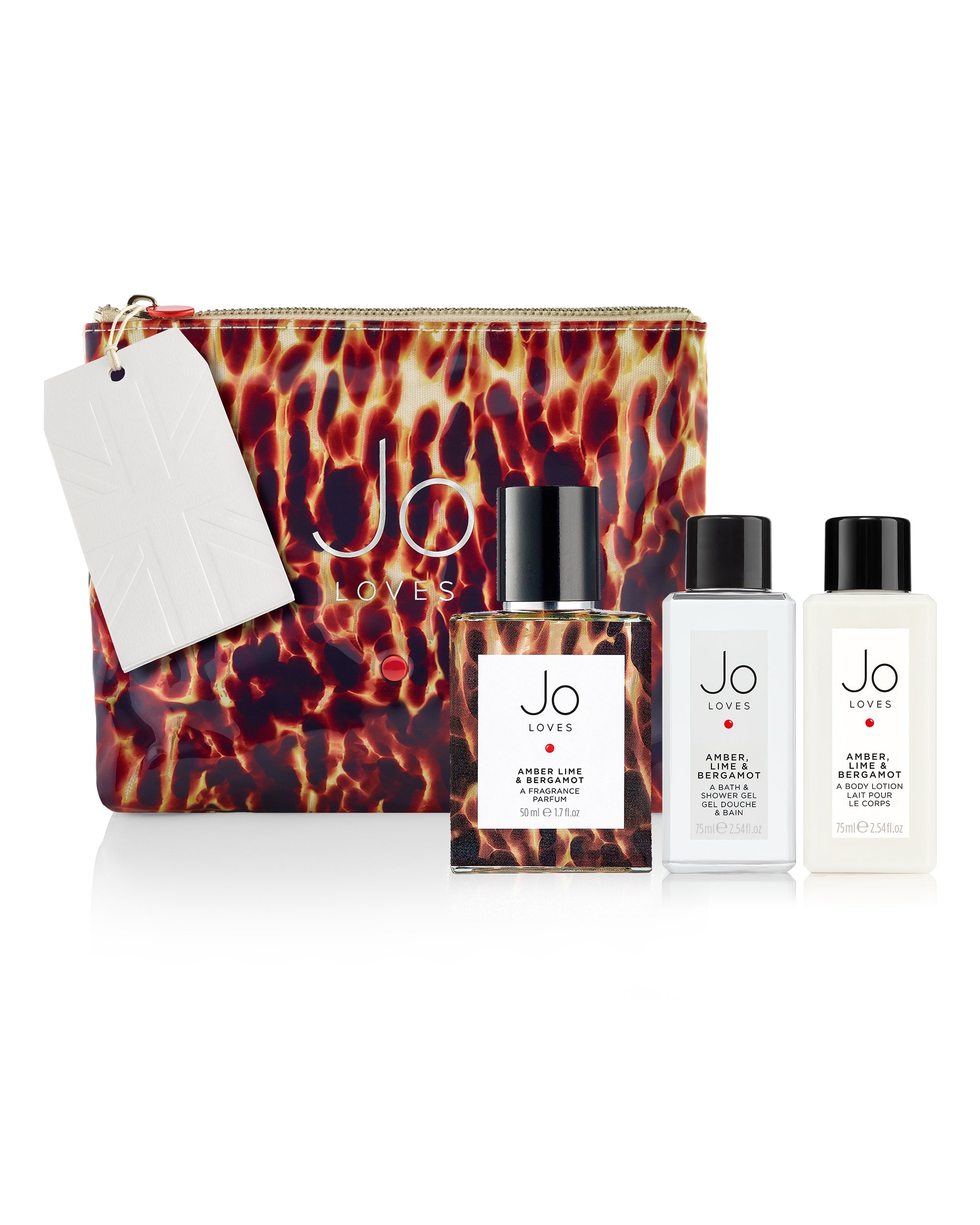 Amber, Lime & Bergamot A Luxury Travel Collection (1 x 50ml + 2 x 75ml)