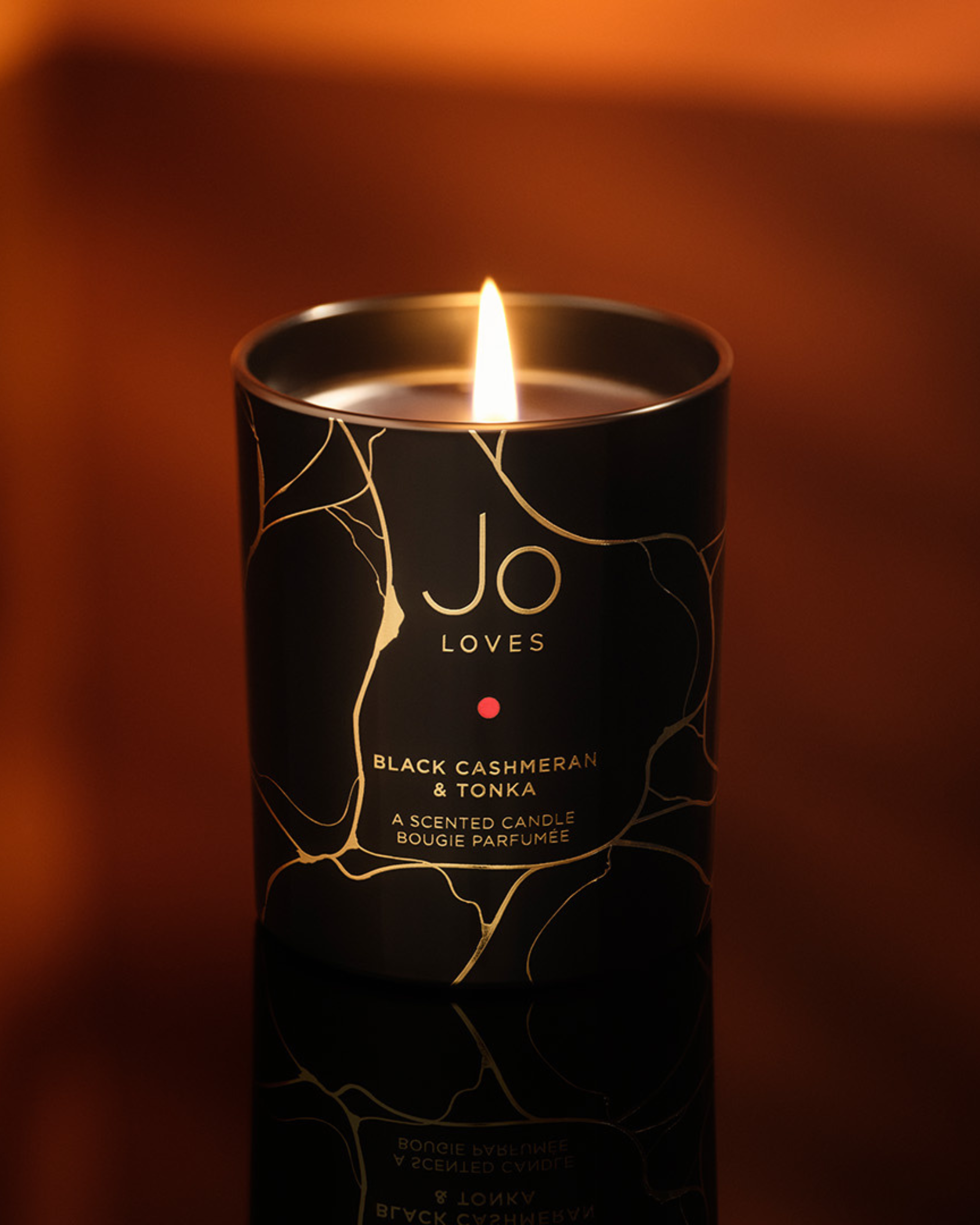 Jo Loves | Black Cashmeran & Tonka A Home Candle | 185g