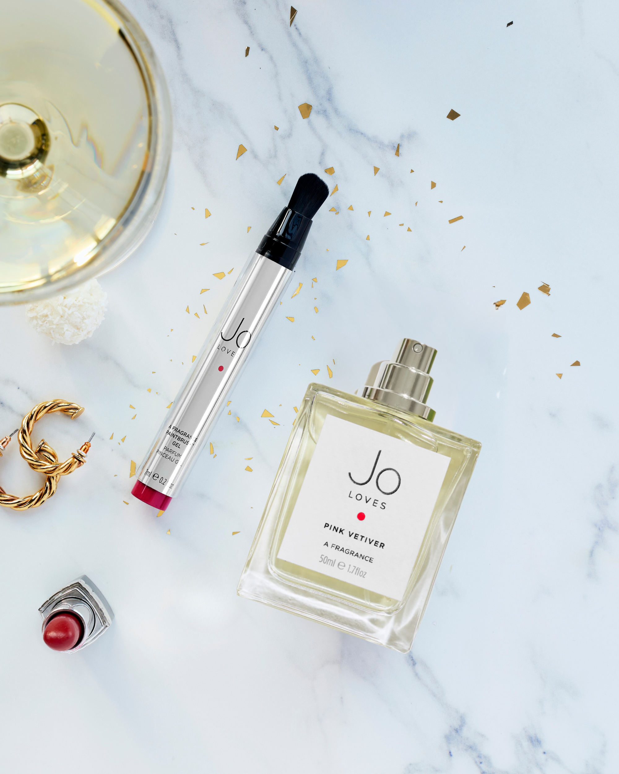 Art of Fragrance: Pink Vetiver EDT and Fragrance Paintbrush™ (50ml + 2x7ml)