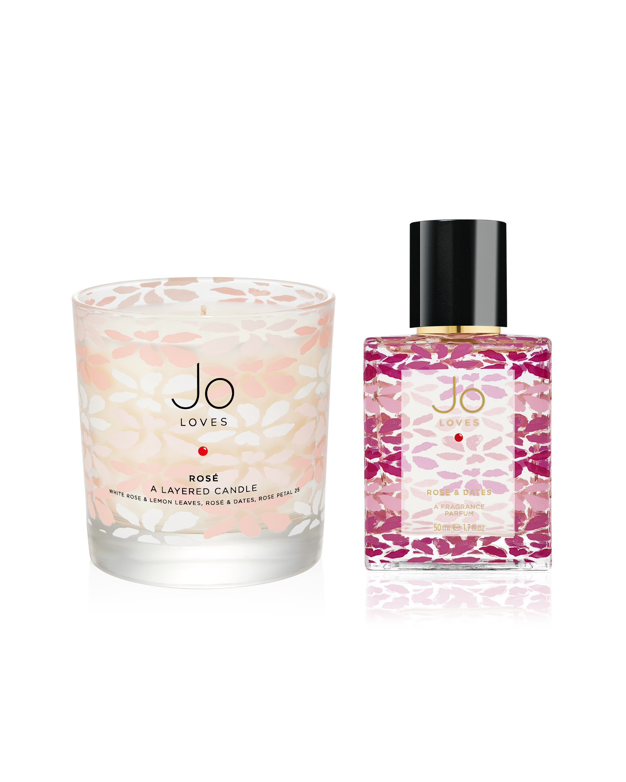 Rosé A Layered Candle and Rose & Dates A Fragrance Set