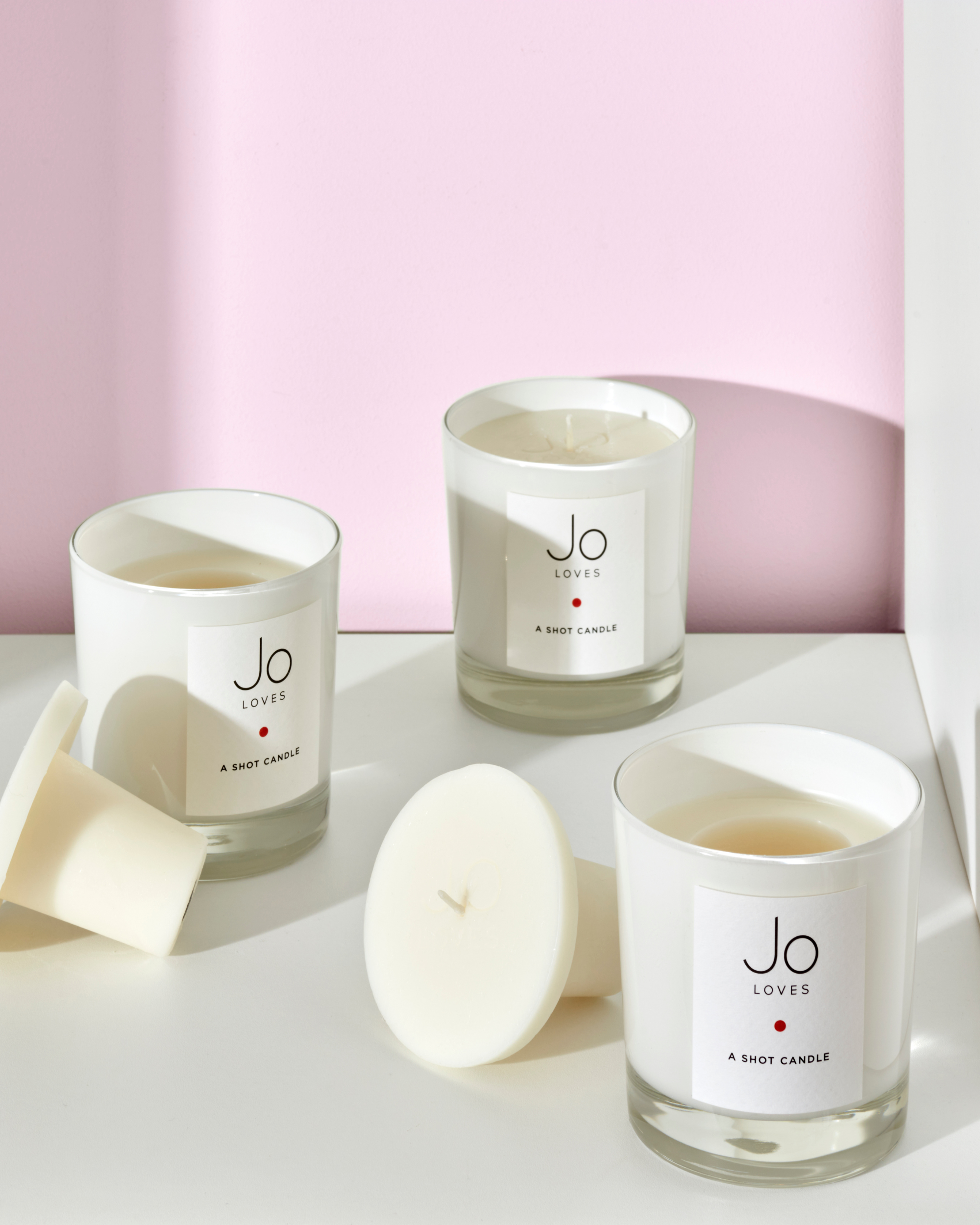 Shot Candle™  Tahitian Gardenia Base with Salted Caramel Shot
